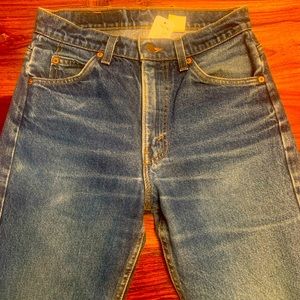 VINTAGE 505 Levi’s- born in the 80’s- 100% cotton denim